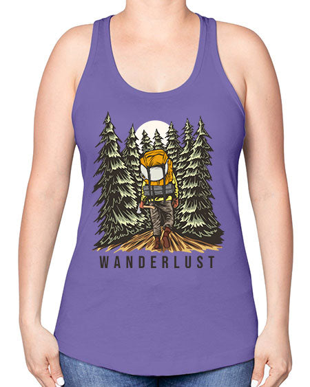 Wanderlust 2# - nature -Racerback Tank