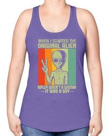 When I started the original alien 45# - ufo -Racerback Tank