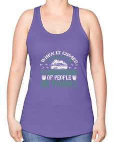 When it comes to cars only two varieties of people are possible 92# - car -Racerback Tank