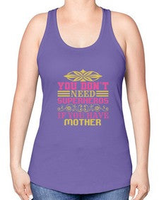 You dont need 270# - cartoon super hero -Racerback Tank