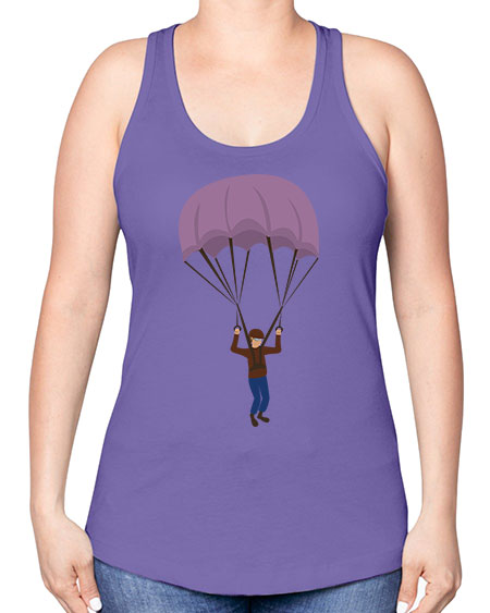 all in one 10# - parachute -Racerback Tank