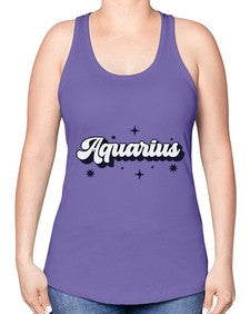 aquarius 82# - aquarius -Racerback Tank