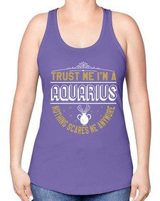 aquarius 87# - aquarius -Racerback Tank