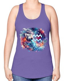 aquarius 90# - aquarius -Racerback Tank