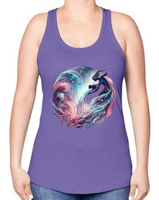 aquarius 91# - aquarius -Racerback Tank