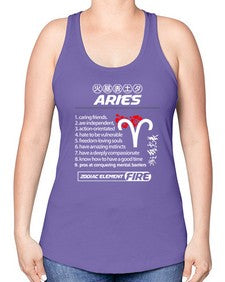 aries 137# - aries -Racerback Tank