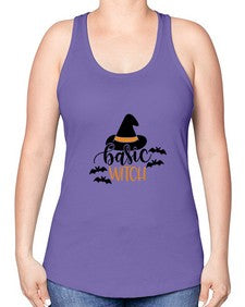 basic witch 49# - witch -Racerback Tank