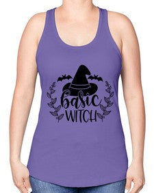 basic witch 50# - witch -Racerback Tank