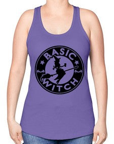 basicwitch 54# - witch -Racerback Tank