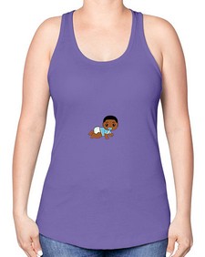 black baby boy 1# - black boys or men -Racerback Tank