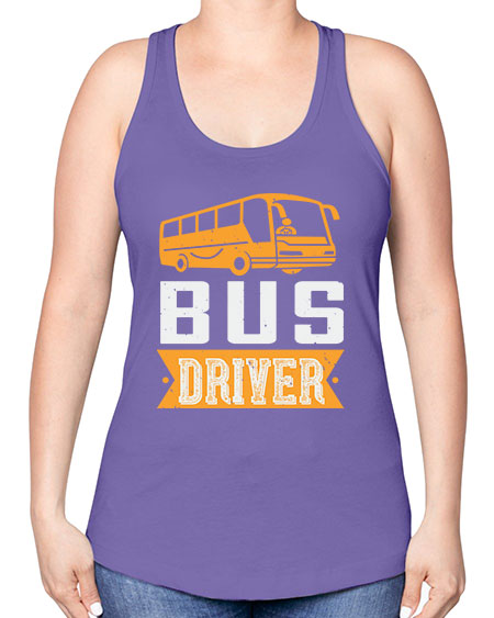 bus driver Style 641# - Bus Driver -Racerback Tank