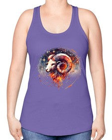 capricorn 214# - capricorn -Racerback Tank