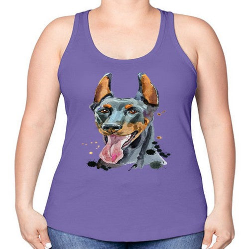 dog 105# - dogs -Racerback Tank
