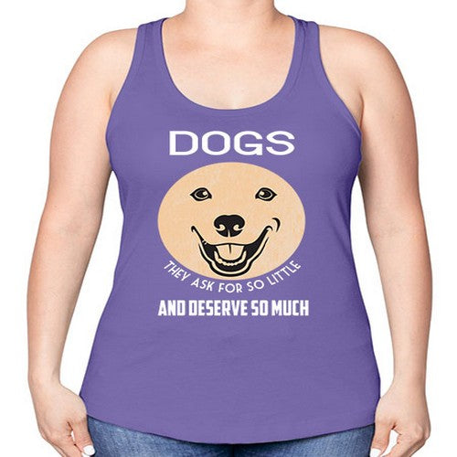 dog 115# - dogs -Racerback Tank