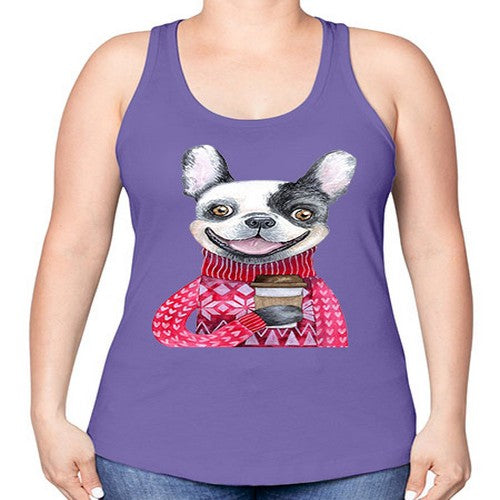 dog 72# - dogs -Racerback Tank