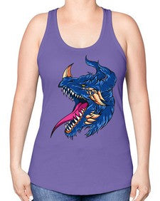 dragon 173# - dragon -Racerback Tank