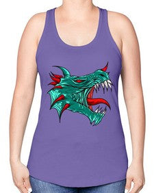 dragon 174# - dragon -Racerback Tank