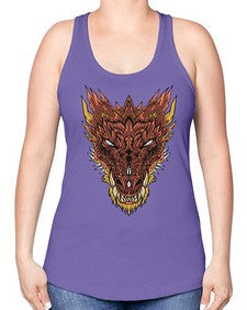 dragon 176# - dragon -Racerback Tank