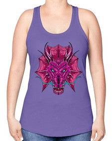 dragon 178# - dragon -Racerback Tank