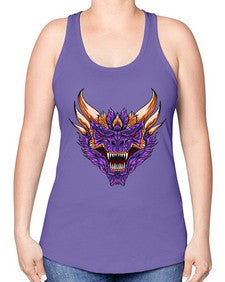 dragon 183# - dragon -Racerback Tank