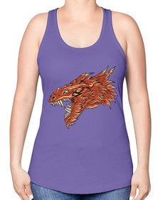 dragon 184# - dragon -Racerback Tank