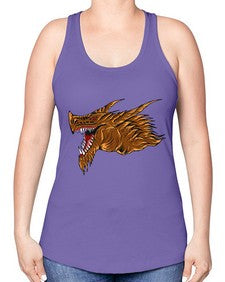 dragon 187# - dragon -Racerback Tank