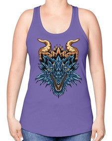 dragon 189# - dragon -Racerback Tank