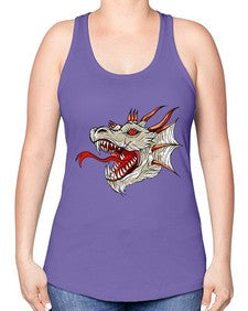dragon 191# - dragon -Racerback Tank