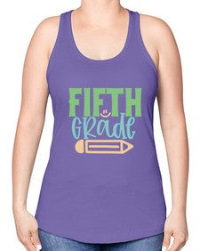 fifth grade 59# - fifth grade -Racerback Tank