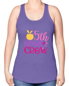 fifth grade crew 62# - fifth grade -Racerback Tank