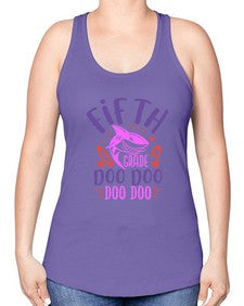 fifth grade doo doo 65# - fifth grade -Racerback Tank