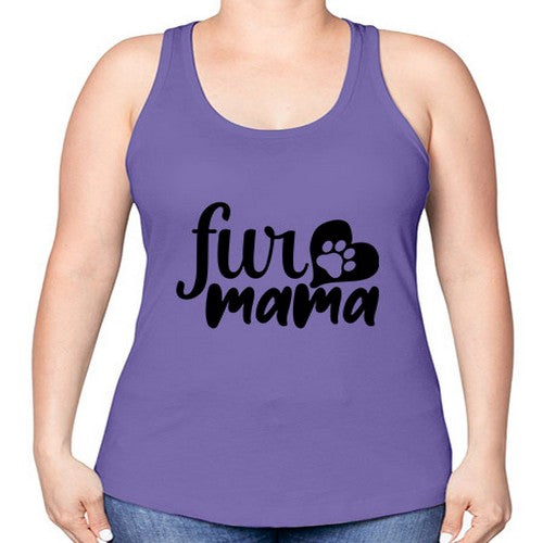 fur mama Style 89# - dogs -Racerback Tank