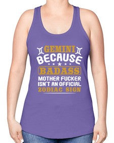 gemini 218# - gemini -Racerback Tank