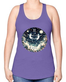 gemini 249# - gemini -Racerback Tank