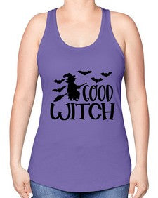good witch 36# - witch -Racerback Tank