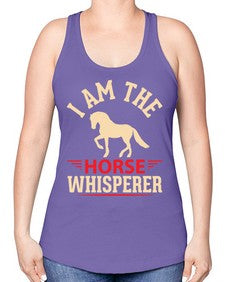 i am the horse whisperer Style 3# - horse -Racerback Tank