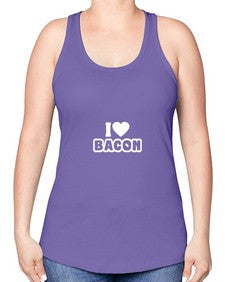 i bacon 1076# - bacon -Racerback Tank