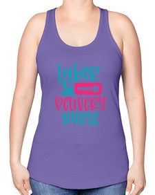 labor belivery nurse Style Style 1035# - nurse -Racerback Tank