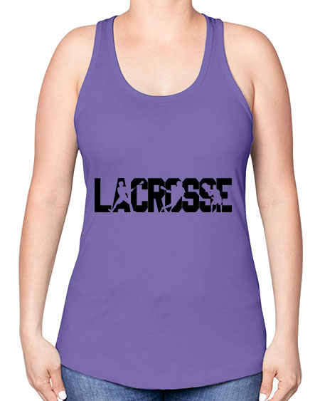 lacrosse 1# - lacrosse -Racerback Tank
