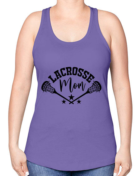 lacrosse mom 9# - lacrosse -Racerback Tank