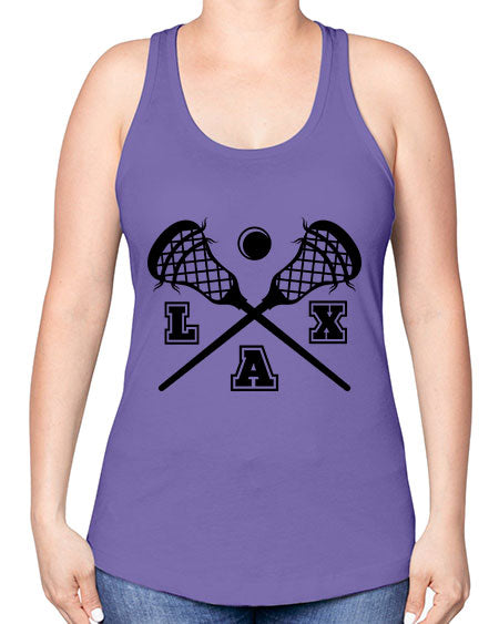 lax 12# - lacrosse -Racerback Tank