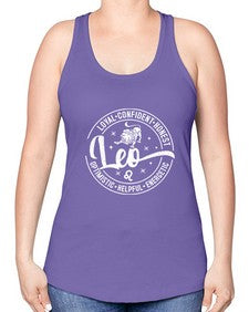 leo 286# - leo -Racerback Tank
