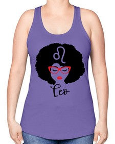 leo 298# - leo -Racerback Tank