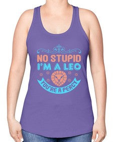 leo 306# - leo -Racerback Tank