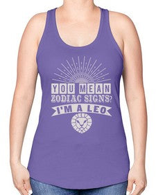 leo 309# - leo -Racerback Tank