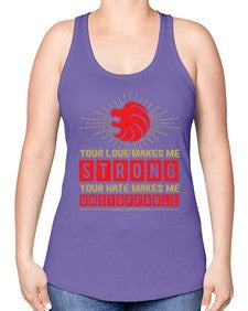 leo 310# - leo -Racerback Tank