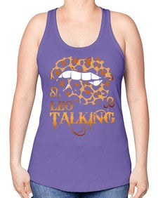 leo king 296# - leo -Racerback Tank