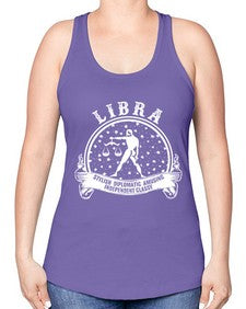 libra 26# - libra -Racerback Tank