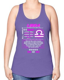 libra 339# - libra -Racerback Tank