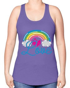 love 276# - unicorn -Racerback Tank